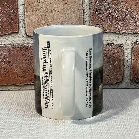 Ringling Museum of Art Ploughing in Nervais Painting Ceramic Mug 16oz - Picture 9 of 10